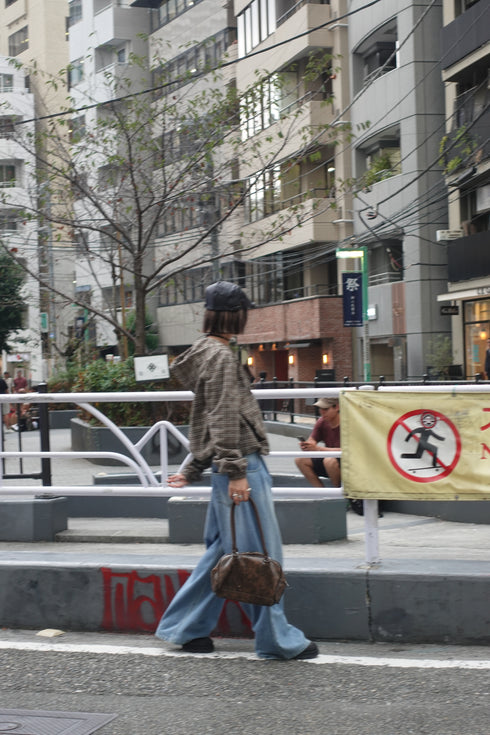 チェックアノラックパーカー